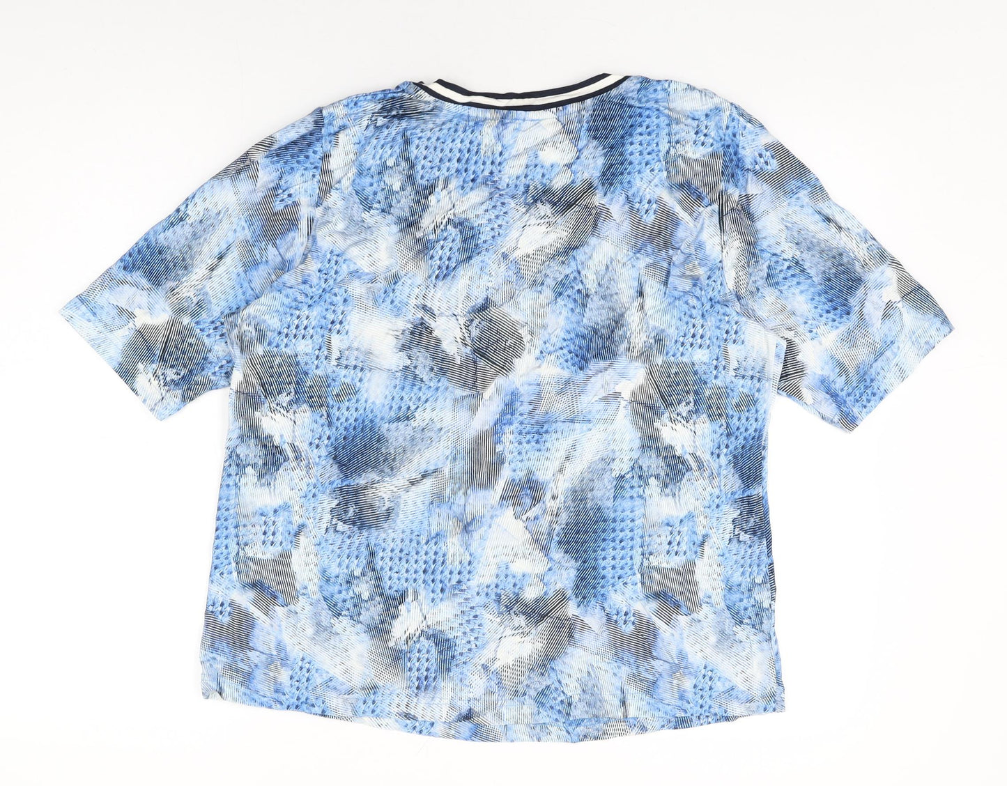 Womens UK Size 18 Rabe Blue Basic T-Shirt