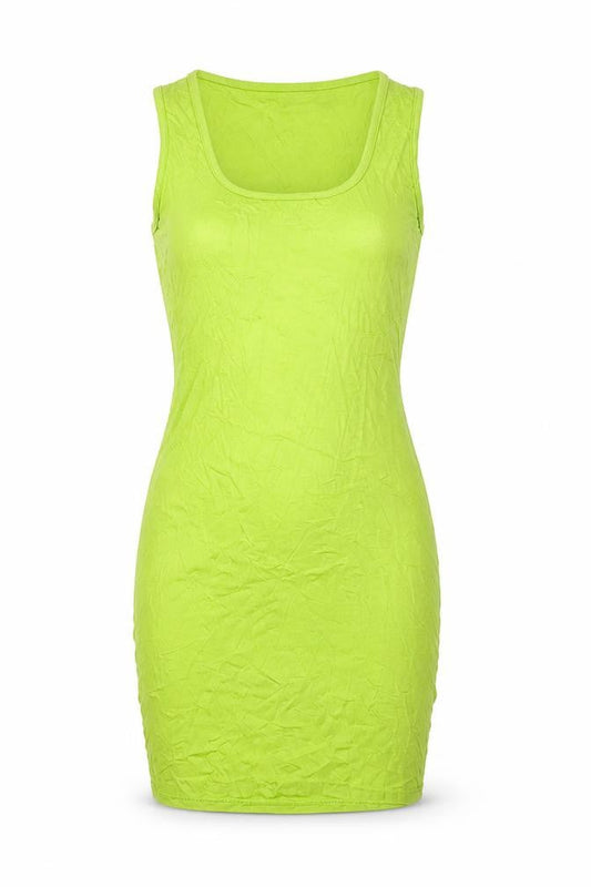 Boohoo Womens Green Viscose Bodycon Size 6 Square Neck Pullover