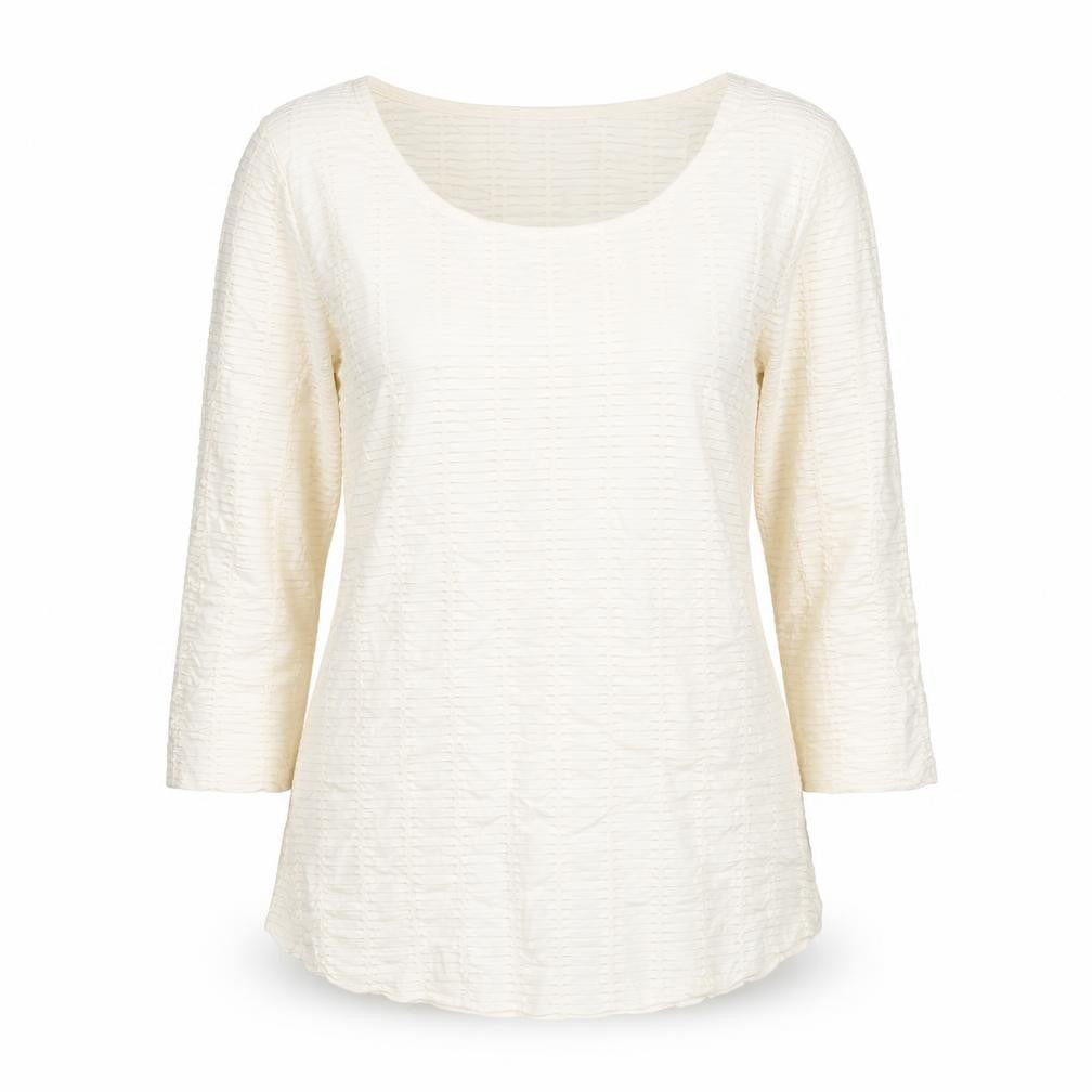 Womens UK Size 12 Per Una Ivory Basic T-Shirt