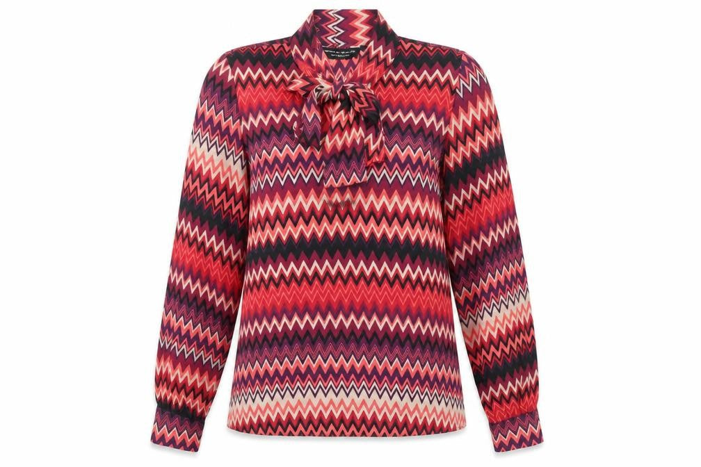 Womens UK Size 8 Dorothy Perkins Multicoloured Basic Blouse