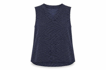 Womens UK Size L Jessica Graaf Blue Basic Tank