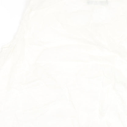 Womens UK Size 16 Just Elegance White Basic Tank