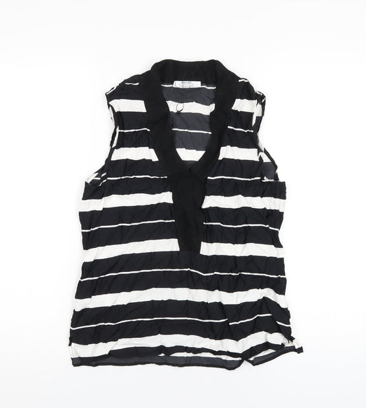 Womens UK Size XL Mango Black Basic Tank