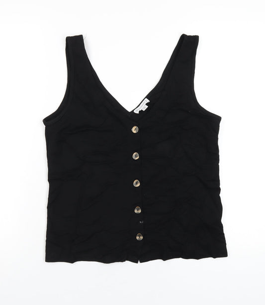 Womens UK Size 12 Warehouse Black Basic Tank