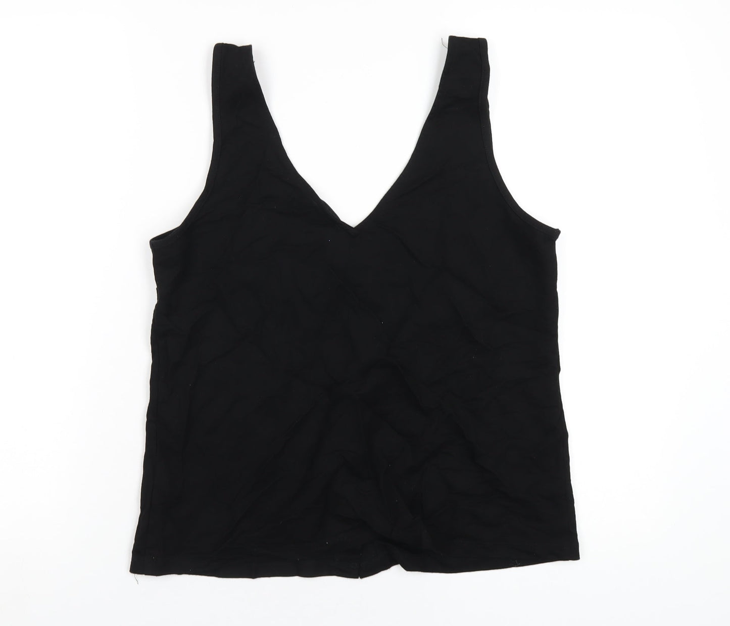 Womens UK Size 12 Warehouse Black Basic Tank