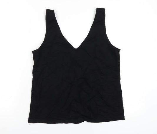 Womens UK Size 12 Warehouse Black Basic Tank
