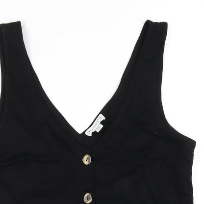 Womens UK Size 12 Warehouse Black Basic Tank