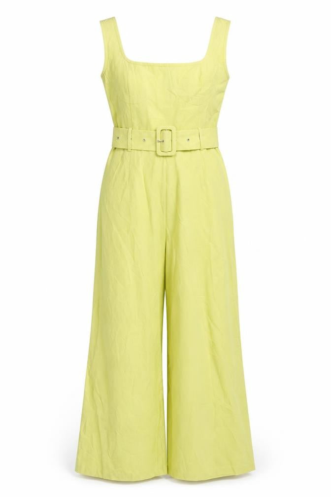 Womens UK Size 8 PRETTYLITTLETHING One-Piece Green Jumpsuit
