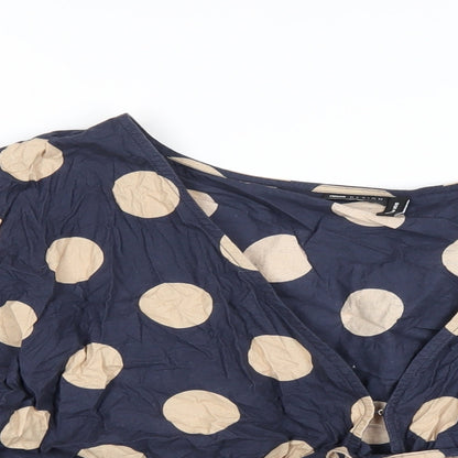 Womens UK Size 16 ASOS Blue Basic T-Shirt