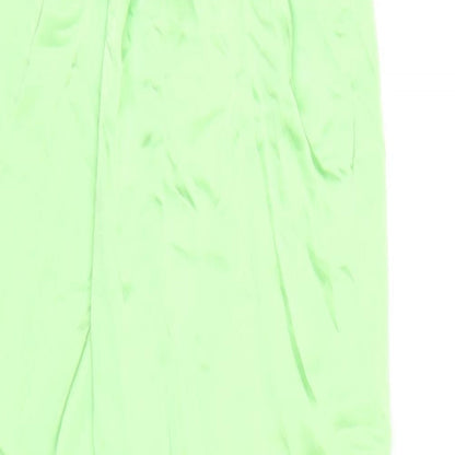 Womens UK Size XS Zara A-Line Satin Skirt