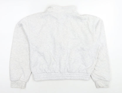 Slazenger Womens Grey Polyester Pullover Hoodie Size 16 Pullover