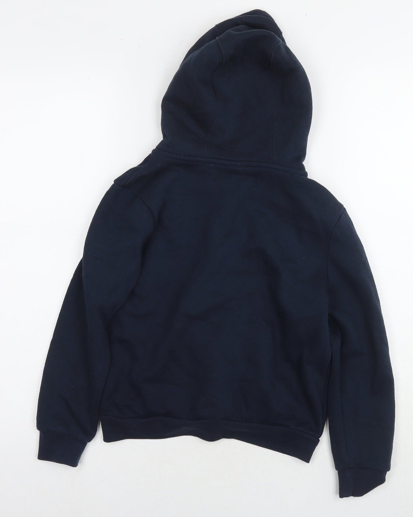 Slazenger Boys Blue Cotton Full Zip Hoodie Size 9-10 Years Zip