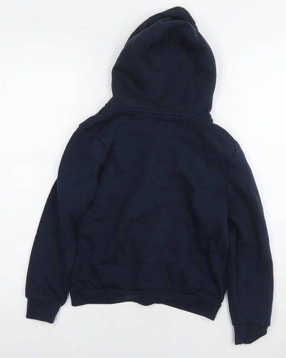 Slazenger Boys Blue Cotton Full Zip Hoodie Size 9-10 Years Zip