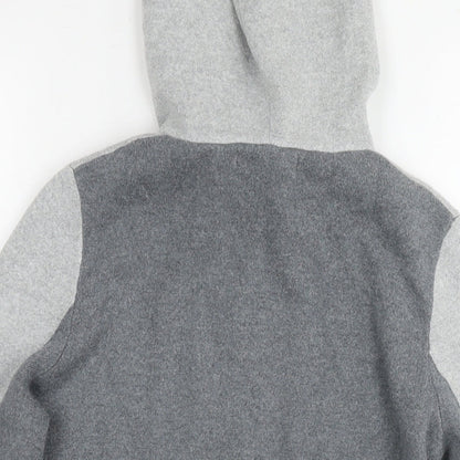 Rachel Zoe Womens Grey Cotton Full Zip Hoodie Size S Zip