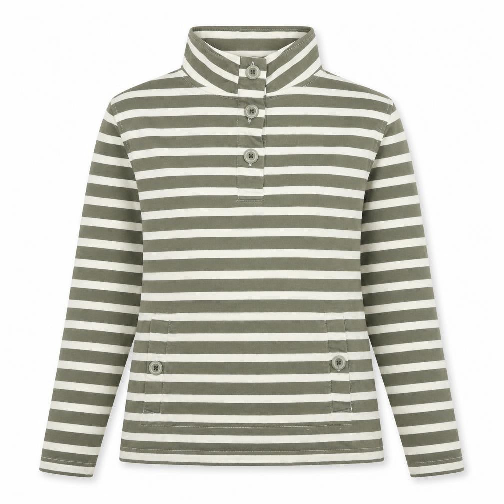 Womens UK Size 10 Cotton Traders Green Pullover Sweatshirt