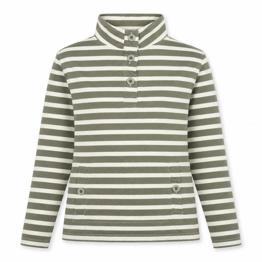 Womens UK Size 10 Cotton Traders Green Pullover Sweatshirt