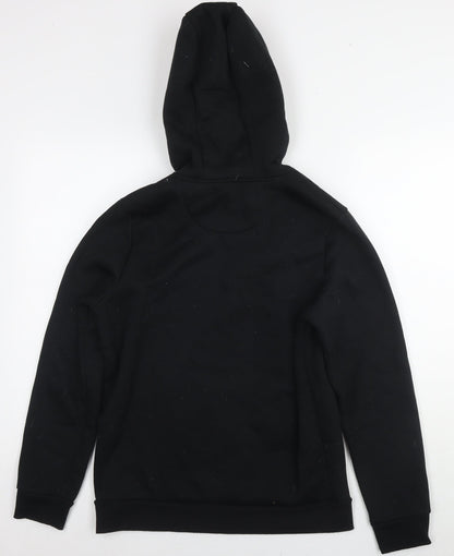Mens UK Size S Brave Soul Black Pullover Hoodie