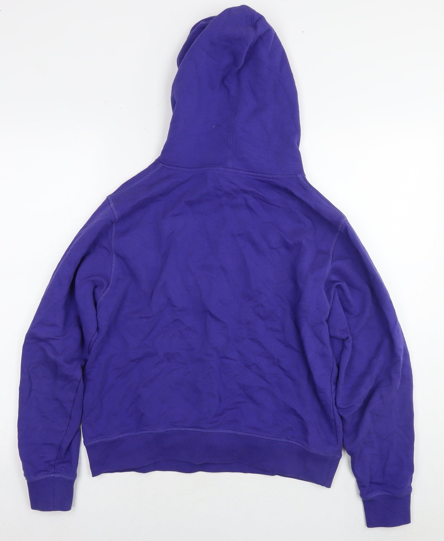 Less Girls Less Boys Womens Purple Cotton Pullover Hoodie Size L Pullover - Logo