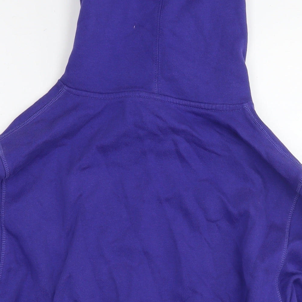 Less Girls Less Boys Womens Purple Cotton Pullover Hoodie Size L Pullover - Logo