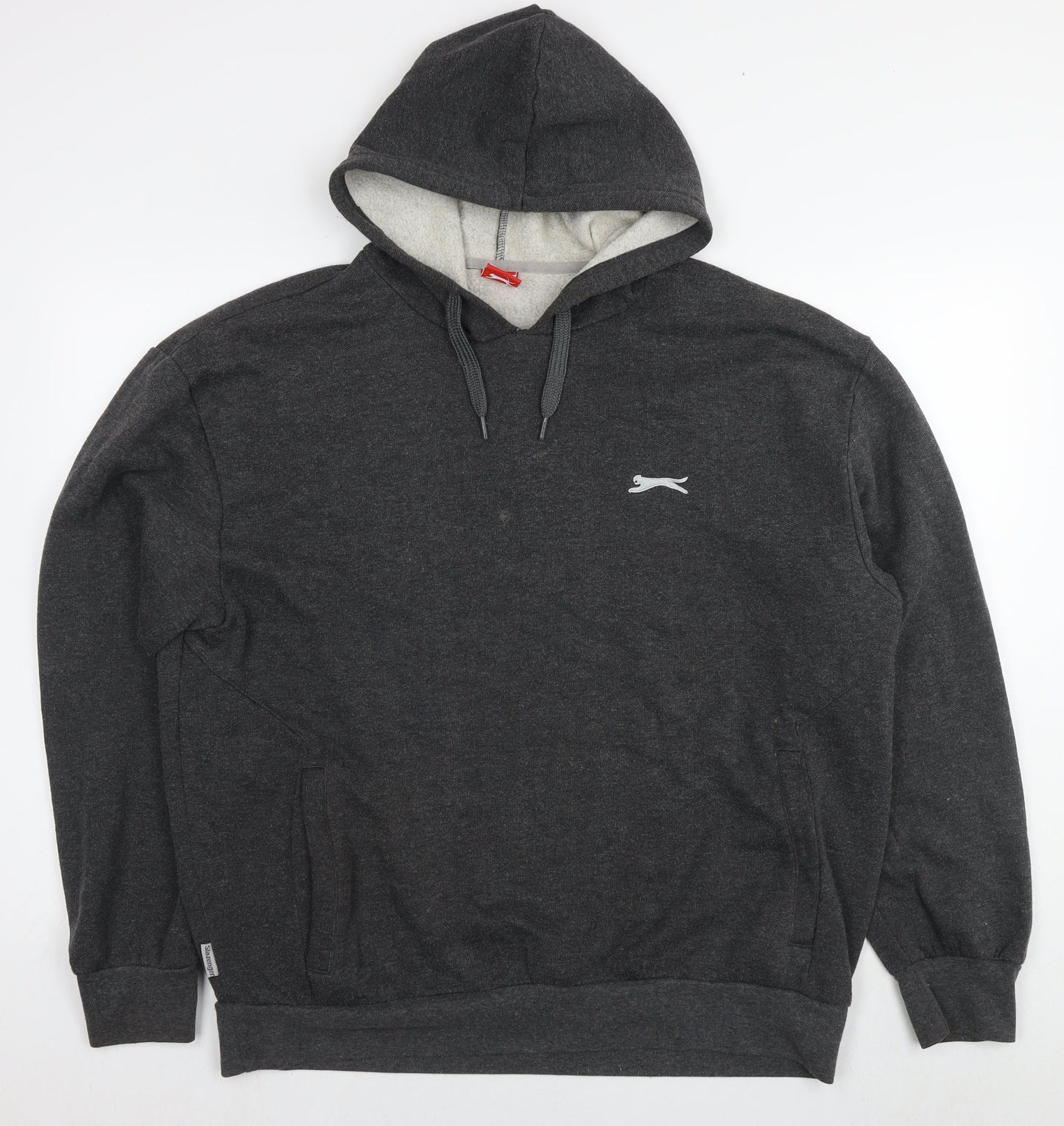 Mens UK Size XL Slazenger Grey Pullover Hoodie