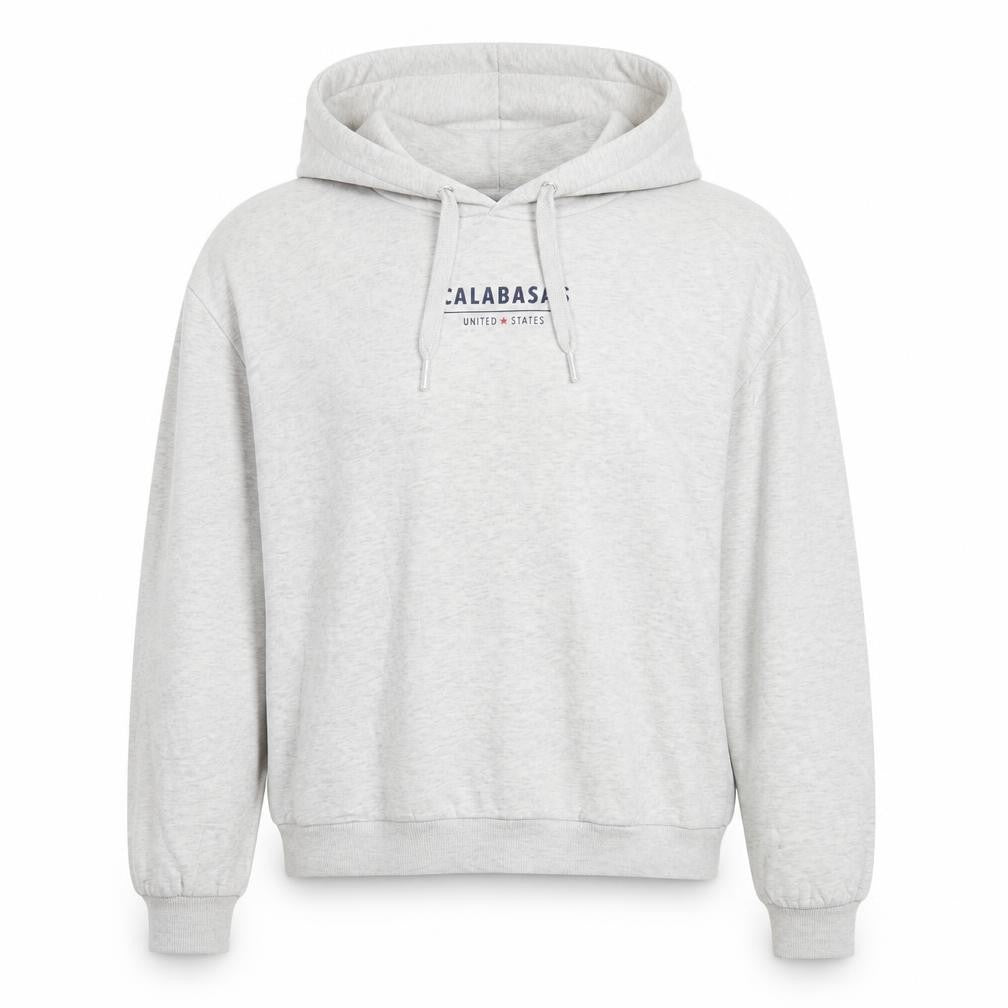 Womens UK Size L Divided by H&M Grey Pullover Hoodie