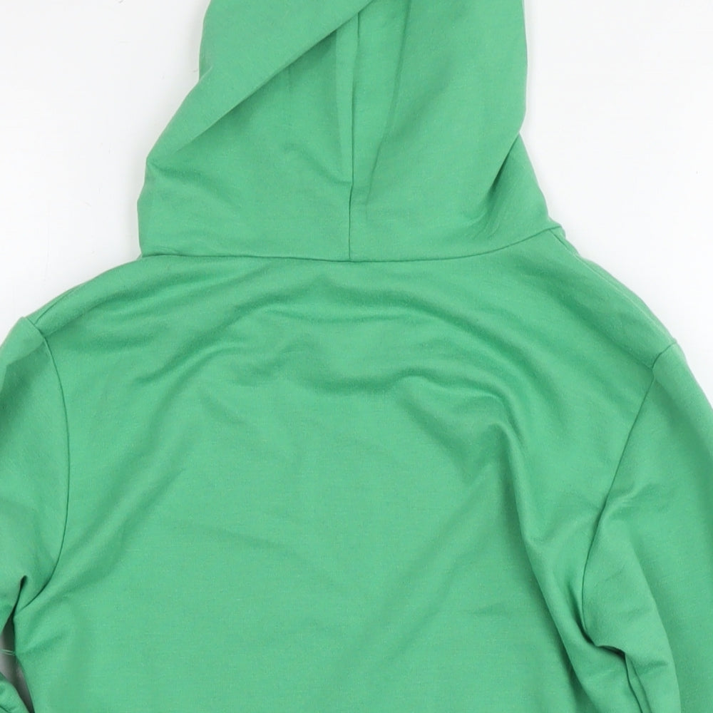 Foanja Boys Green Cotton Pullover Hoodie Size 13-14 Years Pullover - Flim Flam