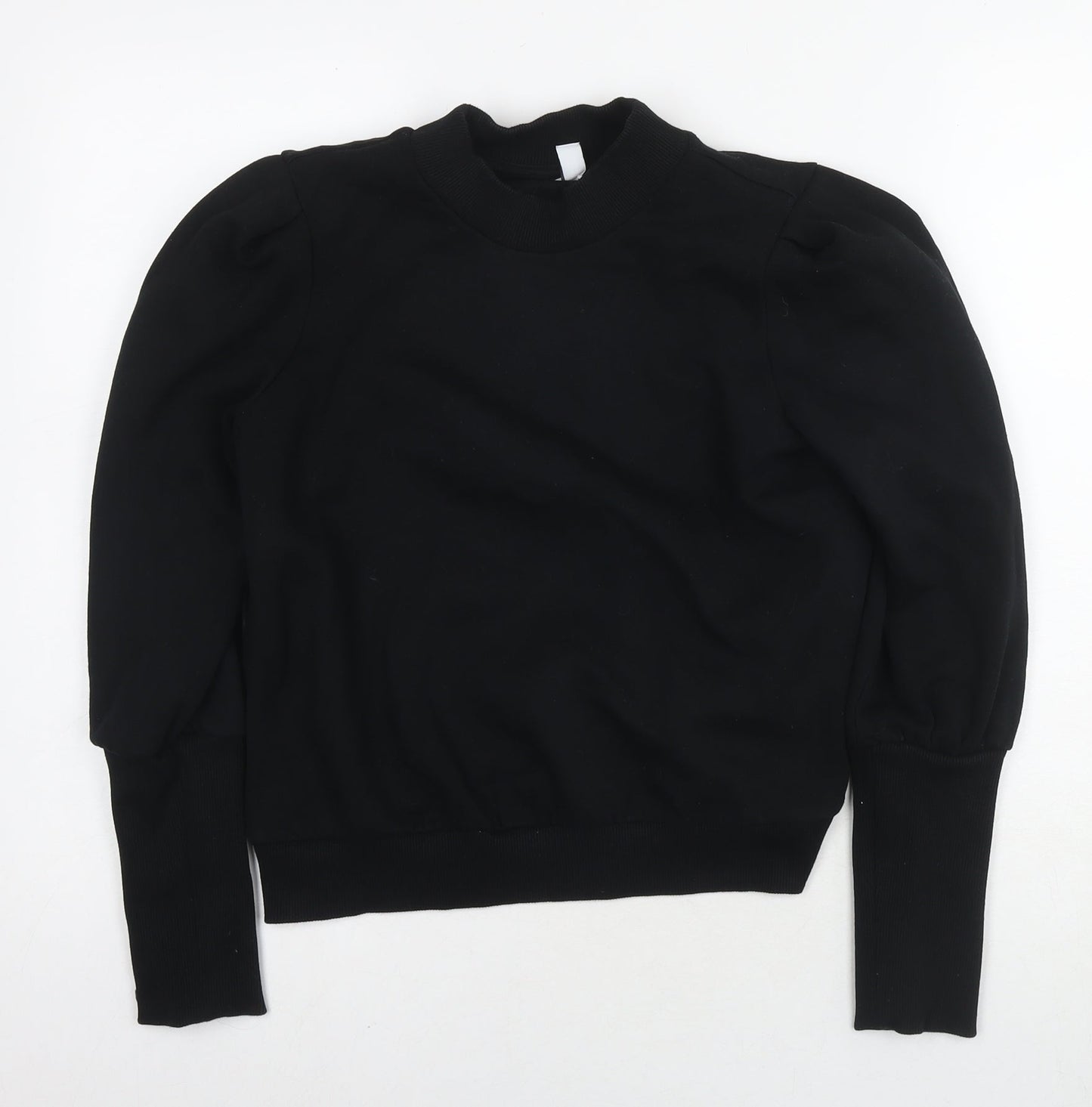 & Other Stories Womens Black Cotton Pullover Hoodie Size 6 Pullover