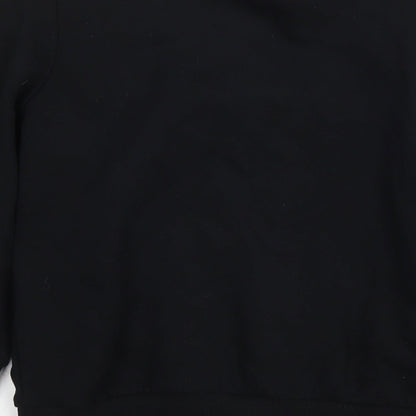 & Other Stories Womens Black Cotton Pullover Hoodie Size 6 Pullover