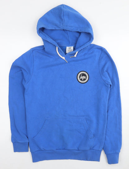 Mens UK Size XS Hype Blue Pullover Hoodie