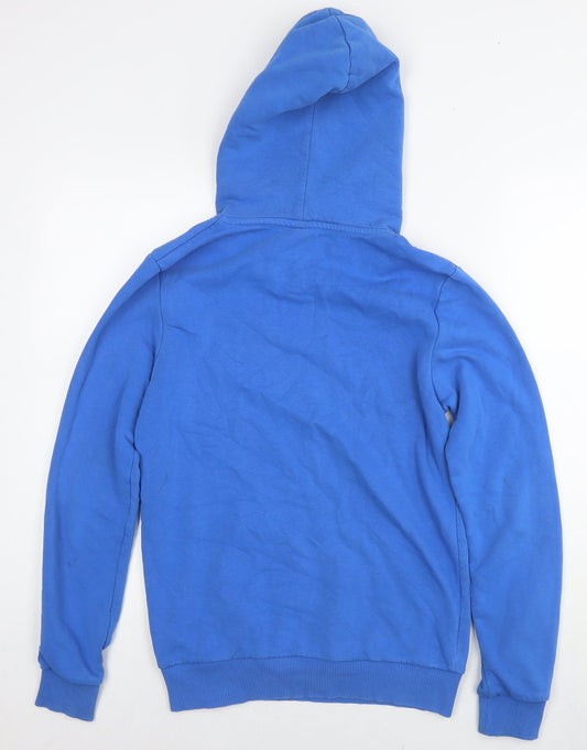 Mens UK Size XS Hype Blue Pullover Hoodie