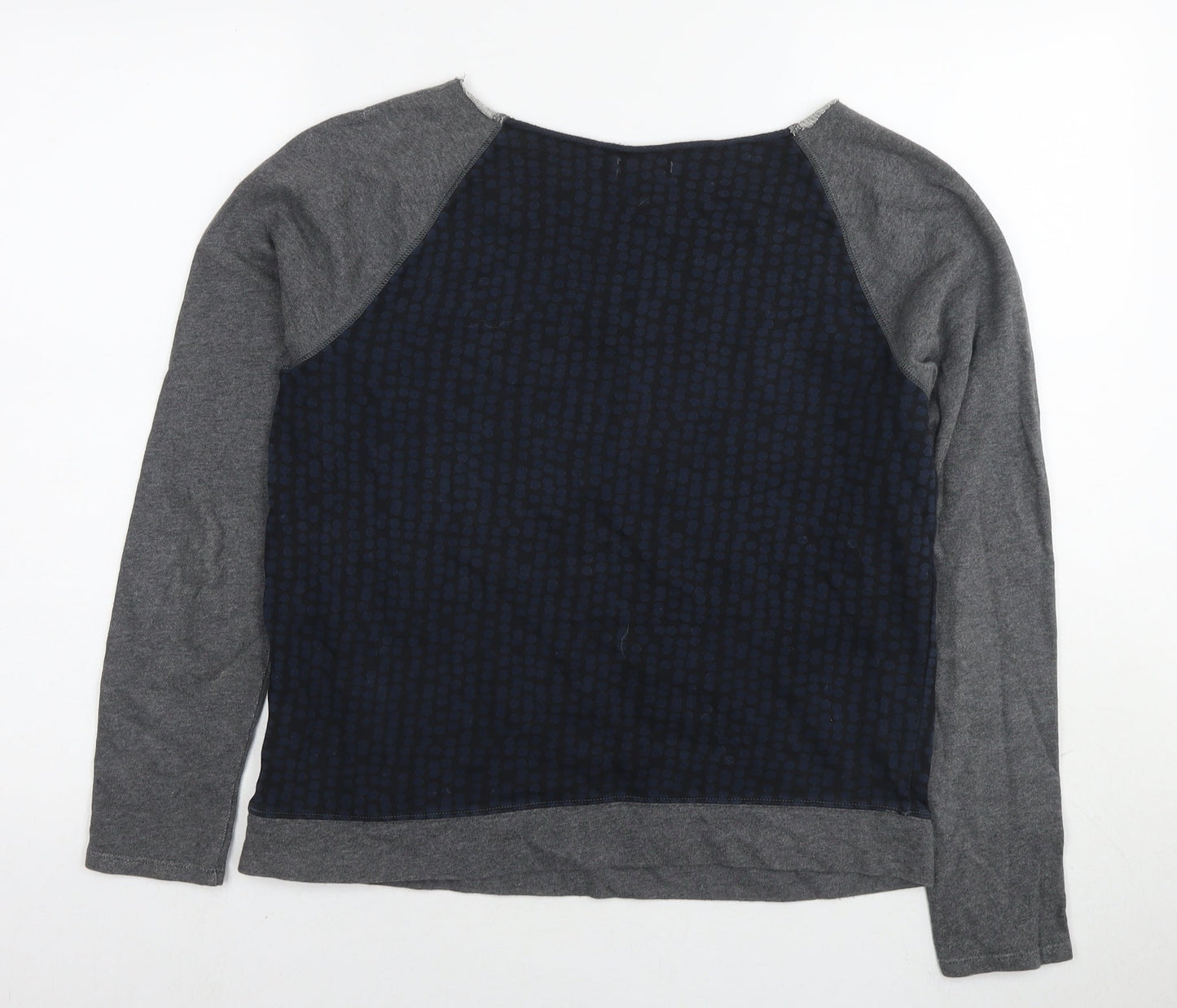 Gap Womens Multicoloured Polka Dot Cotton Pullover Sweatshirt Size M Pullover - Jeweled Detail