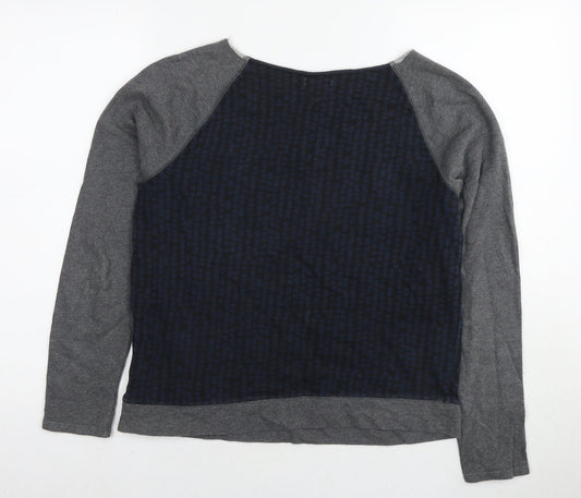 Gap Womens Multicoloured Polka Dot Cotton Pullover Sweatshirt Size M Pullover - Jeweled Detail