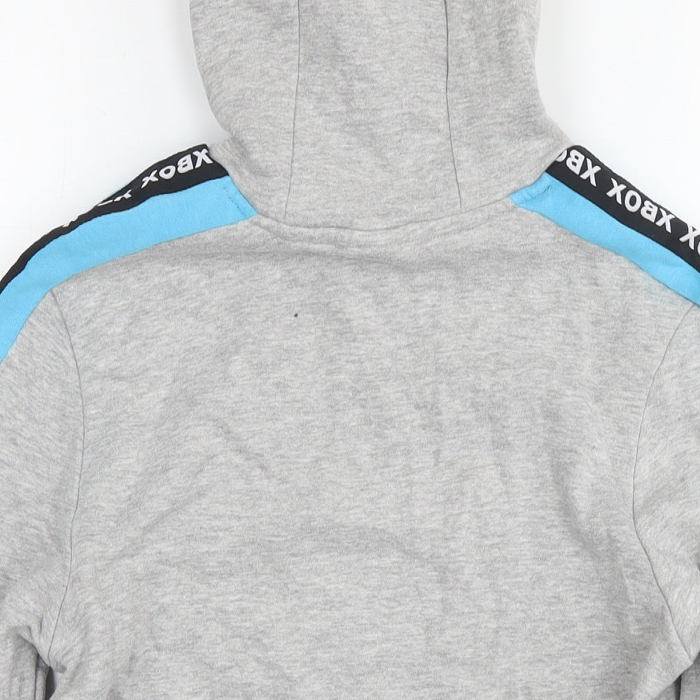 Xbox Boys Grey Cotton Pullover Hoodie Size 11-12 Years Pullover - Logo