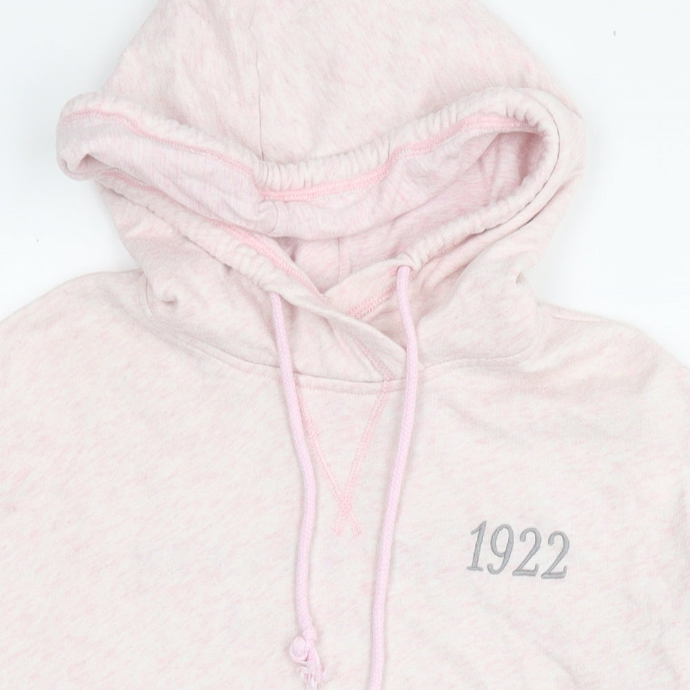 Hollister Womens Pink Cotton Pullover Hoodie Size S Pullover - Logo