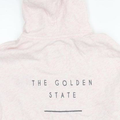 Hollister Womens Pink Cotton Pullover Hoodie Size S Pullover - Logo