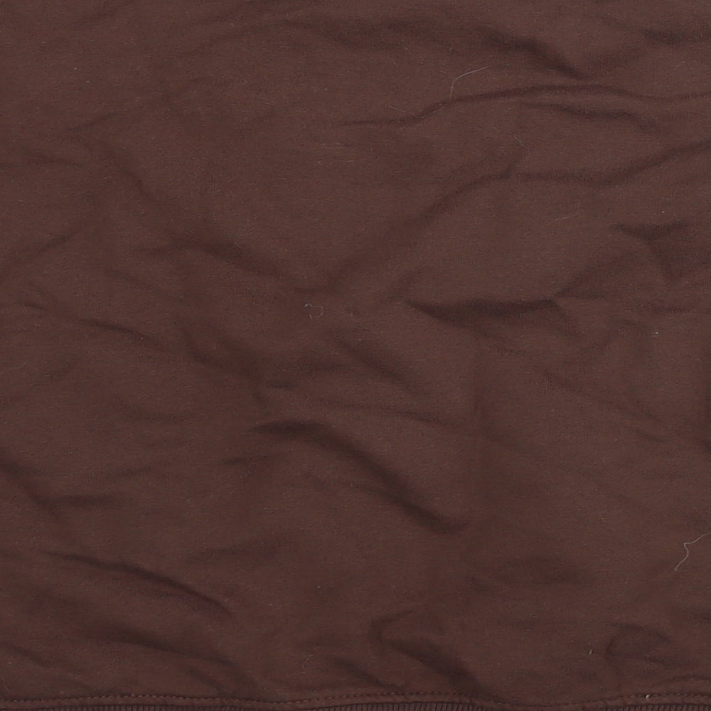 Motel Womens Brown Cotton Pullover Sweatshirt Size XS Pullover - Love