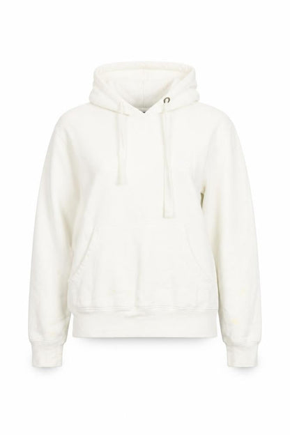 Classics Womens White Cotton Pullover Hoodie Size 8 Pullover