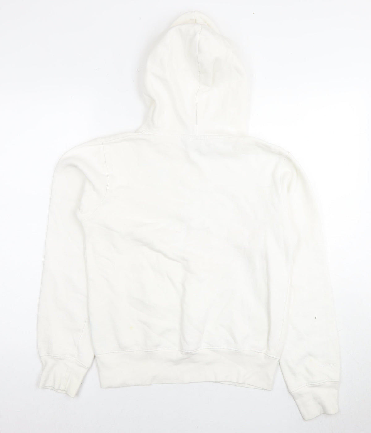 Classics Womens White Cotton Pullover Hoodie Size 8 Pullover