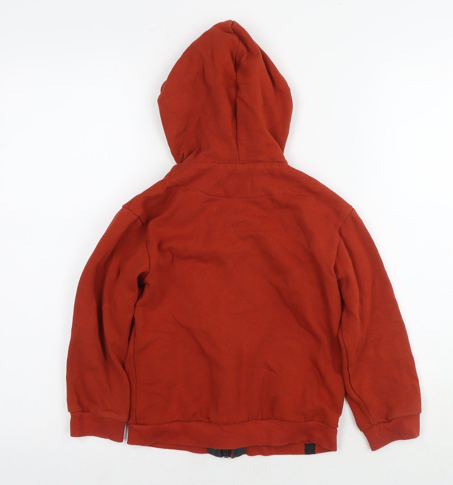 Mayoral Boys Brown Cotton Full Zip Hoodie Size 6 Years Zip - Logo