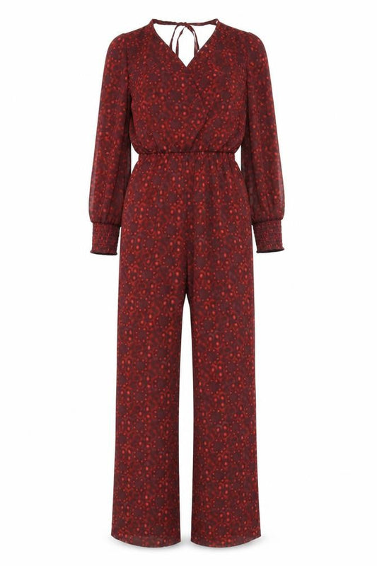 Alice + Olivia Womens Multicoloured Floral 100% Polyester Jumpsuit One-Piece Size L L32 in