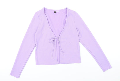 Womens UK Size S H&M Purple Cardigan Jumper