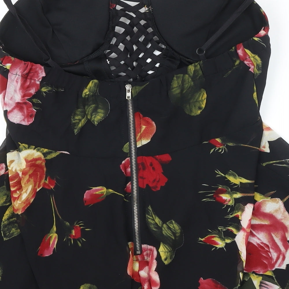 Womens UK Size 10 New Look Multicoloured Camisole Blouse