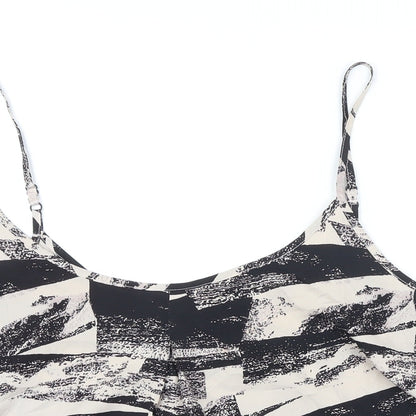 Capsule Womens Multicoloured Geometric Polyester Camisole Blouse Size 20 Boat Neck