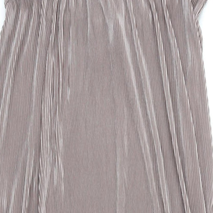 ASOS Womens Brown Polyester Maxi Size 18 Sweetheart