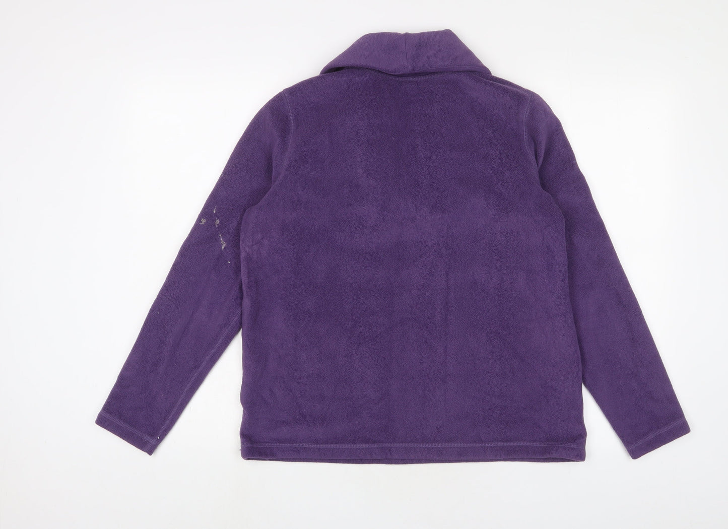 Landsend Womens Purple Polyester Pullover Sweatshirt Size M Pullover