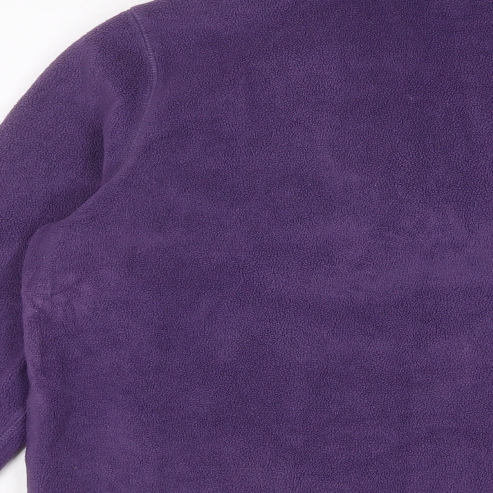 Landsend Womens Purple Polyester Pullover Sweatshirt Size M Pullover