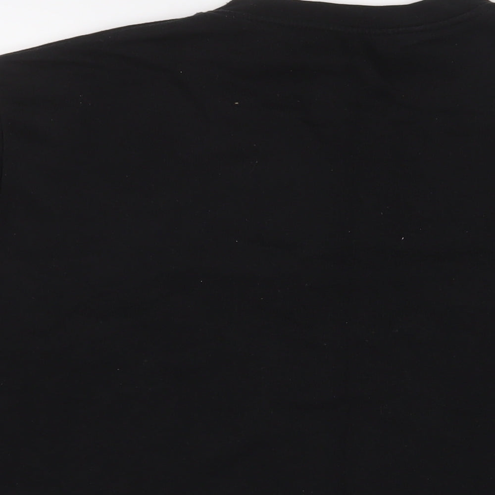 RAD. Womens Black Cotton Pullover Sweatshirt Size L Pullover