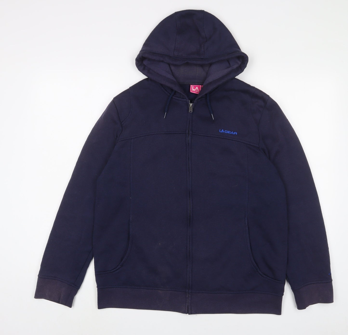 Womens UK Size 18 LA Gear Blue Full Zip Hoodie