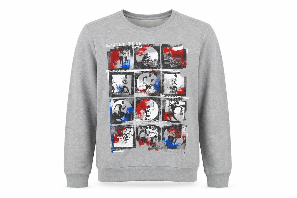 Mens UK Size XL Red Herring Grey Pullover Sweatshirt
