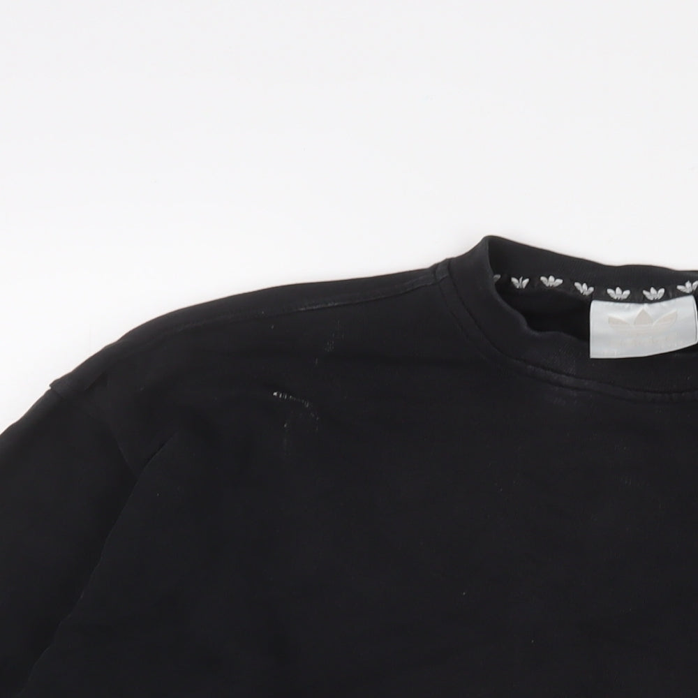 Womens UK Size 8 adida Black Pullover Sweatshirt